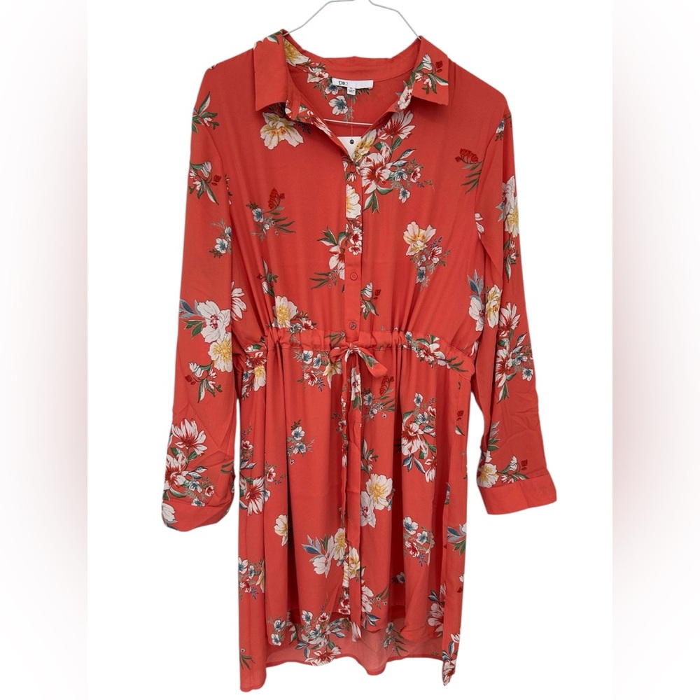 DR2 Apricot Color Long Sleeve Dress - NWT